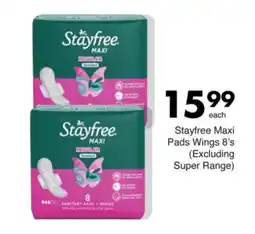 Save Stayfree Maxi Pads Wings offer