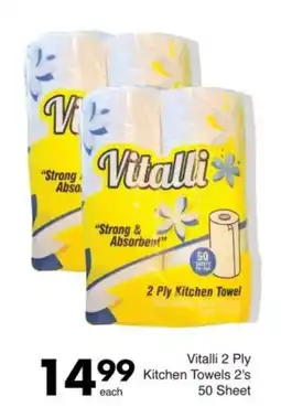 Save Vitalli 2 Ply Kitchen Towels offer