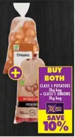 Shoprite Class 1 Potatoes + Class 1 Onions offer