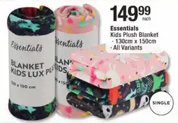 Checkers Essentials Kids Plush Blanket offer
