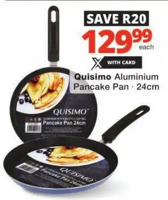 Checkers Quisimo Aluminium Pancake Pan offer
