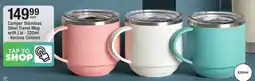 Checkers Camper Stainless Steel Travel Mug with Lid offer