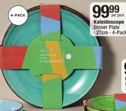 Checkers Kaleidoscope Dinner Plate offer