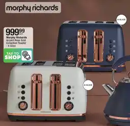 Morphy Richards Accent Rose Gold Collection Toaster