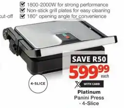 Platinum Panini Press