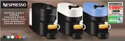 Checkers Nespresso Vertuo Pop 1500W offer