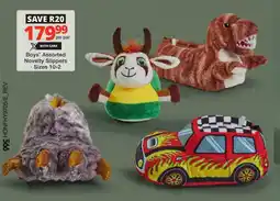 Checkers Boys' Assorted Novelty Slippers offer