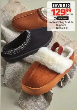 Ladies' Clog & Mule Slippers