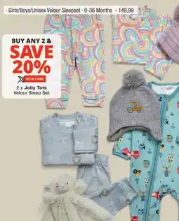 Checkers Jolly Tots Velour Sleep Set offer