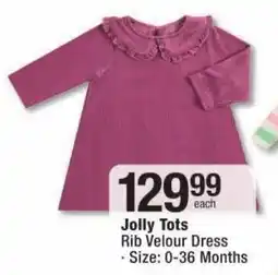 Checkers Jolly Tots Rib Velour Dress offer