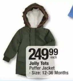 Checkers Jolly Tots Puffer Jacket offer