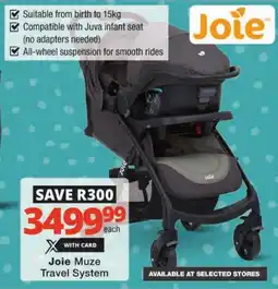 Checkers Joie Muze Travel System offer