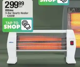 Checkers Ottimo 3-Bar Quartz Heater offer