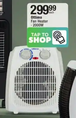 Checkers Ottimo Fan Heater offer