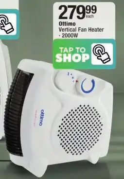 Checkers Ottimo Vertical Fan Heater offer