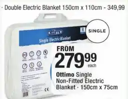Checkers Ottimo Single Non-Fitted Electric Blanket offer