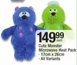 Cute Monster Microwave Heat Pack