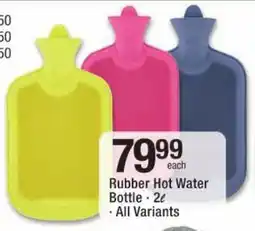 Checkers Rubber Hot Water Bottle offer