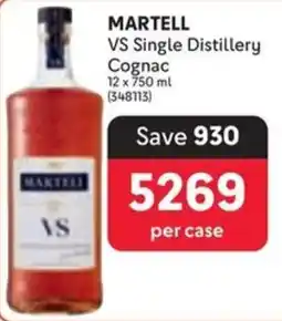Makro MARTELL VS Single Distillery Cognac offer