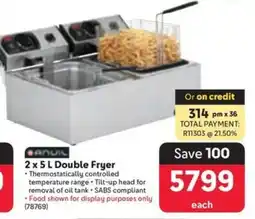Makro ANVIL Double Fryer offer