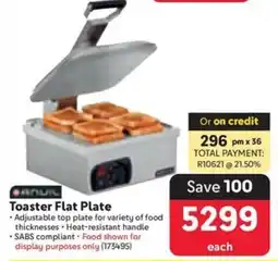 Makro ANVIL Toaster Flat Plate offer