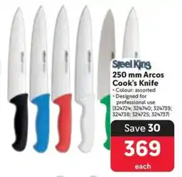 Makro Steel King Arcos Cook's Knife offer