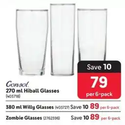 Makro Consol Hiball Glasses offer