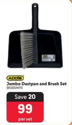 Makro ADDIS Jumbo Dustpan and Brush Set offer