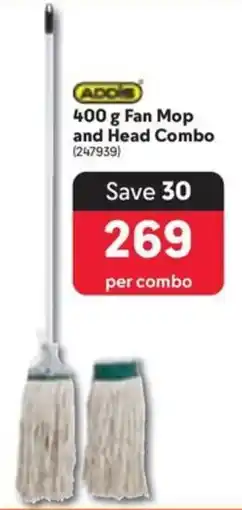 Makro ADDIS Fan Mop and Head Combo offer
