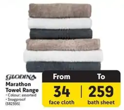 Makro GLODINA Marathon Towel Range offer