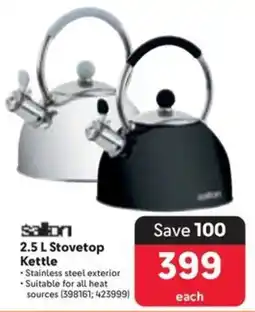 Makro Salton Stovetop Kettle offer