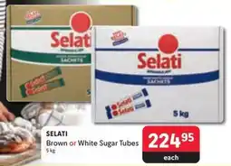 Makro SELATI Brown or White Sugar Tubes offer