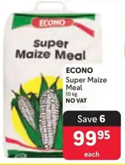 Makro ECONO Super Maize Meal offer