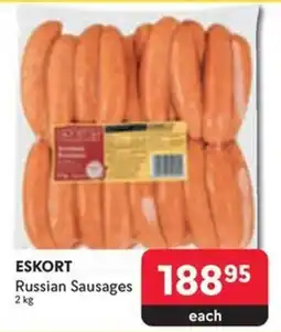 Makro ESKORT Russian Sausages offer