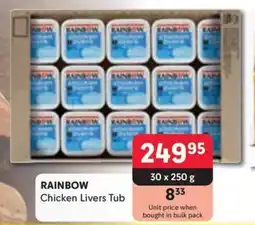 Makro RAINBOW Chicken Livers Tub offer