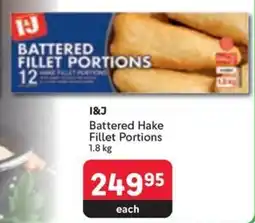 Makro I&J Battered Hake Fillet Portions offer