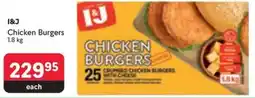 Makro I&J Chicken Burgers offer