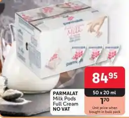 Makro PARMALAT Milk Pods Full Cream offer