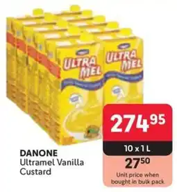 Makro DANONE Ultramel Vanilla Custard offer
