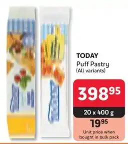 Makro TODAY Puff Pastry offer