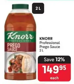 Makro KNORR Professional Prego Sauce offer