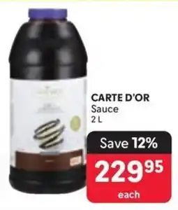 Makro CARTE D'OR Sauce offer