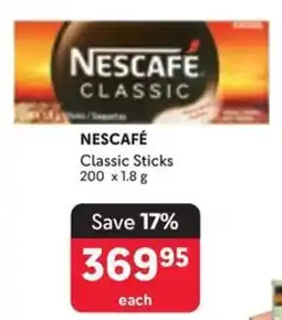 Makro NESCAFÉ Classic Sticks offer