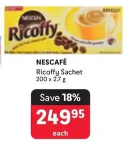 Makro NESCAFÉ Ricoffy Sachet offer