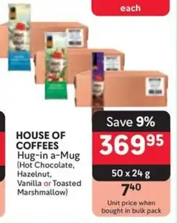Makro HOUSE OF COFFEES Hug-in a-Mug offer