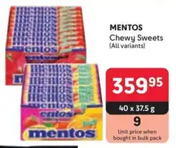 Makro MENTOS Chewy Sweets offer