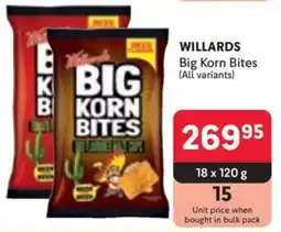 Makro WILLARDS Big Korn Bites offer