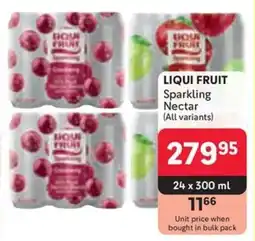 Makro LIQUI FRUIT Sparkling Nectar offer