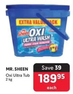 Makro MR. SHEEN Oxi Ultra Tub offer