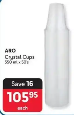 Makro ARO Crystal Cups offer
